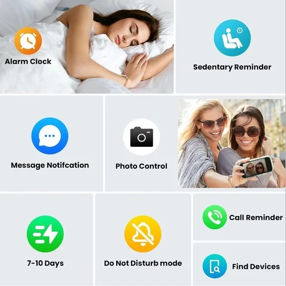 Rose Gold Smart Bracelet with Red Accents and 2 bands NWT - Picture 6 of 6